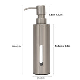 Liquid Soap Dispenser Shower Gel Lotion Bottle Container Home Bathroom Accessory
