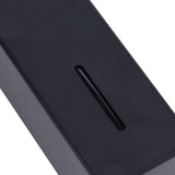 200ml Square Shower Bottle 304 Stainless Steel Shampoo Hand Soap Dispenser Black