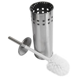 Toilet Brush and Vented Holder Set Stainless Steel Cleaning Brush for Bathroom Toilet In Australia - Darrahopens