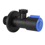 G1/2 Thread Angle Valve Stainless Steel Water Stop Valve for Bathroom Toilet SuppliesSingle Cold In Australia - Darrahopens