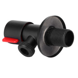 G1/2 Thread Angle Valve Stainless Steel Water Stop Valve for Bathroom Toilet SuppliesSingle Hot