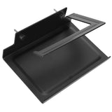 Toilet Paper Rack Wall Mounted Paper Towel Stand with Phone Holder Bathroom Supplies Black