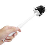 Toilet Brush with Holder Set Wall Mounted Soft Toilet Cleaner Brush for Bathroom
