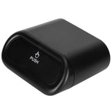 Car Trash Can Portable Hanging Garbage Waste Bin with Lid Vehicle Interior Accessory Black