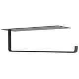 Paper Towel Holder Under Cabinet Self Adhesive Toilet Paper Rack Bathroom Kitchen Matte Black In Australia - Darrahopens