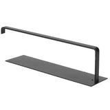 Paper Towel Holder Under Cabinet Self Adhesive Toilet Paper Rack Bathroom Kitchen Matte Black