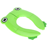 Folding Potty Seat Pad Portable Baby Toddler Toilet Training Seat Non Slip Pad for Travel(Green )