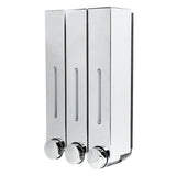 Liquid Soap Dispenser Wall Mounted Shampoo Shower Gel Container for Bathroom Kitchen