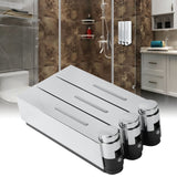 Liquid Soap Dispenser Wall Mounted Shampoo Shower Gel Container for Bathroom Kitchen In Australia - Darrahopens