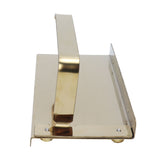 Golden Stainless Steel Roll Paper Shelf Bathroom Toilet Paper Holder Rack for Home