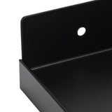 Bathroom Phone Holder Wall Mounted Thick Phone Storage Shelf Toilet Accessory 185x90mmBlack