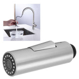 G1/2 Kitchen Tap Pull Out Spray Shower Head Replacement Plastic Nickel Brushed Faucet Accessory
