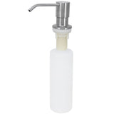 Kitchen Sink Soap Dispenser Brushed Refillable Reusable Lotion Pump Bottle Organizer