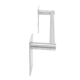 Stainless Steel Self‑Adhesive Towel Bar with Base Bathroom Kitchen Towel Rack for Home