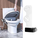 Bidet Toilet Seat Attachment NonElectric Dual Nozzle Adjustable Pressure SelfCleaning(G1/2 Asia/Australia )