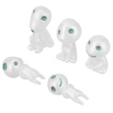 5Pcs Luminous Small Ornaments Outdoor Lawn Decoration Garden Statues for Courtyard Balcony Decor