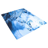 Shower Curtain Set Waterproof Hanging Bath Curtain with Rings Bathroom Accessory150x180cm