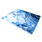 Shower Curtain Set Waterproof Hanging Bath Curtain with Rings Bathroom Accessory180x180cm