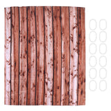 Bathroom Shower Curtain with 12 Rings Waterproof Thicken Bath Curtain Accessory for Home150x180cm In Australia - Darrahopens