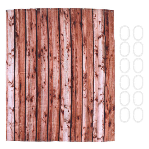 Bathroom Shower Curtain with 12 Rings Waterproof Thicken Bath Curtain Accessory for Home150x180cm In Australia - Darrahopens