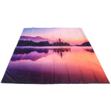 Bath Curtain Set with Rings Waterproof Thicken Bathroom Shower Curtain Decoration150x180cm In Australia - Darrahopens