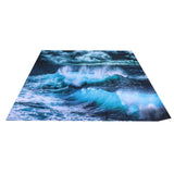 Innovative Shower Curtain with Hanging Rings Bath Curtain Home Bathroom Accessory150x180cm