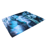 Innovative Shower Curtain with Hanging Rings Bath Curtain Home Bathroom Accessory180x180cm