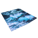 Innovative Shower Curtain with Hanging Rings Bath Curtain Home Bathroom Accessory180x180cm