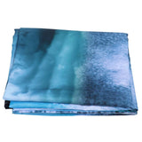 Innovative Shower Curtain with Hanging Rings Bath Curtain Home Bathroom Accessory180x180cm