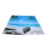 Shower Curtain Set with Hanging Rings No‑Punching Bath Curtain Bathroom Accessory150x180cm