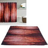 Waterproof Curtain with Hooks Shower Bath Curtain for Bathroom Home Decoration150x180 cm