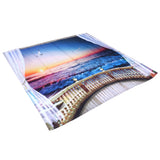 Waterproof Shower Bath Curtain Free Punch with Hooks for Home Bathroom Decoration150x180 cm In Australia - Darrahopens