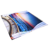 Waterproof Shower Bath Curtain Free Punch with Hooks for Home Bathroom Decoration150x180 cm In Australia - Darrahopens