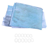 Shower Curtain with 12 Hooks Waterproof Shower Curtain Set for Bathroom Supplies150x180 cm