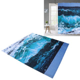 Shower Curtain with 12 Hooks Waterproof Shower Curtain Set for Bathroom Supplies150x180 cm