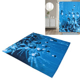 Shower Curtain with 12 Hooks Waterproof Shower Bath Curtain for Bathroom Decoration180x180 cm