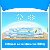 10Pcs/Set 12C Vacuum Storage Bag Space Saving Compressed Bag with 3.5cm Thread Air Inlet