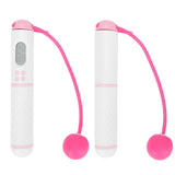 Skipping Rope Electronic Counting Jumping Rope Sports Exercise Fitness EquipmentWhite+Pink