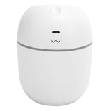 Mini Humidifier Portable DC5V USB Plug In Aroma Essential Oil Diffuser with LED Night Light(White )