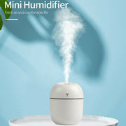 Mini Humidifier Portable DC5V USB Plug In Aroma Essential Oil Diffuser with LED Night Light(White )