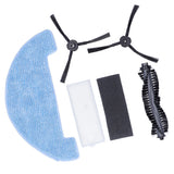 Sweeper Rolling Brush Filter Cleaning Cloth Side Brush Kit Replacement Parts for ilife A4S