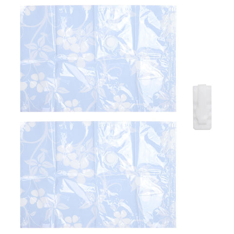 2PCS Vacuum Storage Bag Transparent Travel Blanket Clothes Quilt Vacuum Compressed Bag40x60CM In Australia - Darrahopens