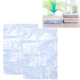 2PCS Vacuum Storage Bag Transparent Travel Blanket Clothes Quilt Vacuum Compressed Bag40x60CM