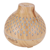 400ml Light Wood Grain Air Diffuser Electric Aroma Humidifier with Ambient Night Lamp 100‑240VAU Plug In Australia - Darrahopens