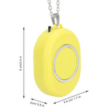 USB Rechargeable Portable Neck Hanging Air Purifier Wearable Negative Ion Air Cleaner Necklace