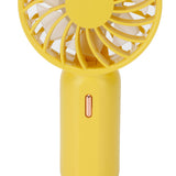 Mini Handheld Electric Fan with Adjustable Wind Speed Portable USB Fan for Home OfficeYellow