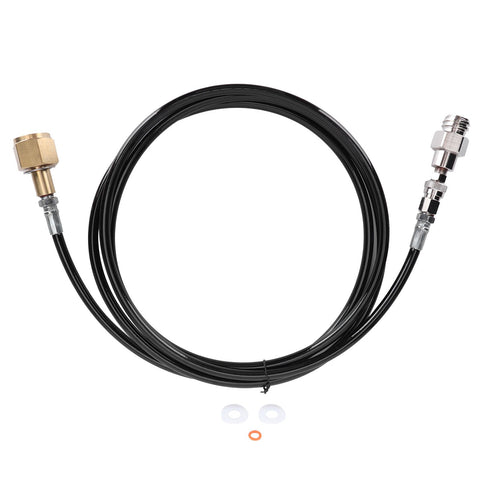 W21.8-14 Soda Hose Adapter Kit CO2 Cylinder Refilling Tube Accessories 100in Black In Australia - Darrahopens
