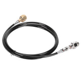 W21.8-14 Soda Hose Adapter Kit CO2 Cylinder Refilling Tube Accessories 100in Black In Australia - Darrahopens