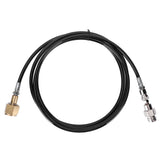 W21.8-14 Soda Hose Adapter Kit CO2 Cylinder Refilling Tube Accessories 100in Black In Australia - Darrahopens