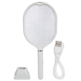 Electric Mosquito Swatter USB Charging 2 in 1 Mosquito Killer Lamp Racket for Home Use In Australia - Darrahopens